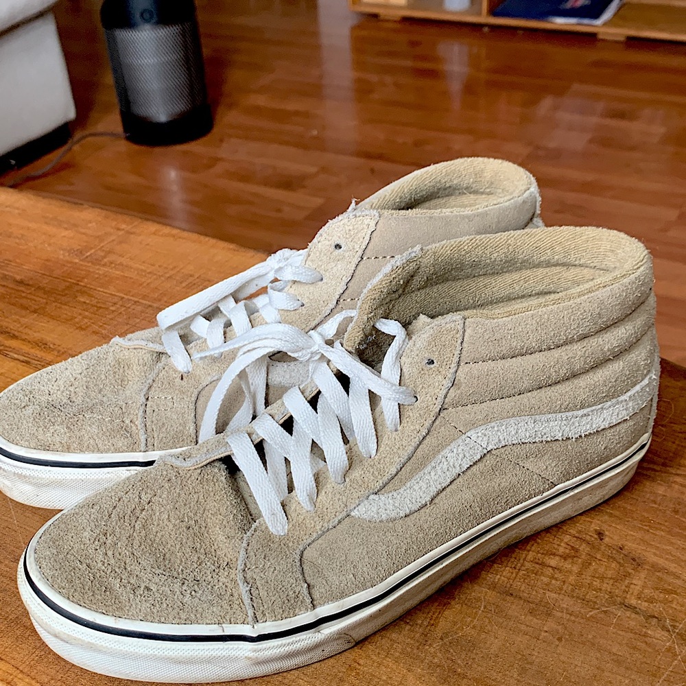 vans sk8-hi tan